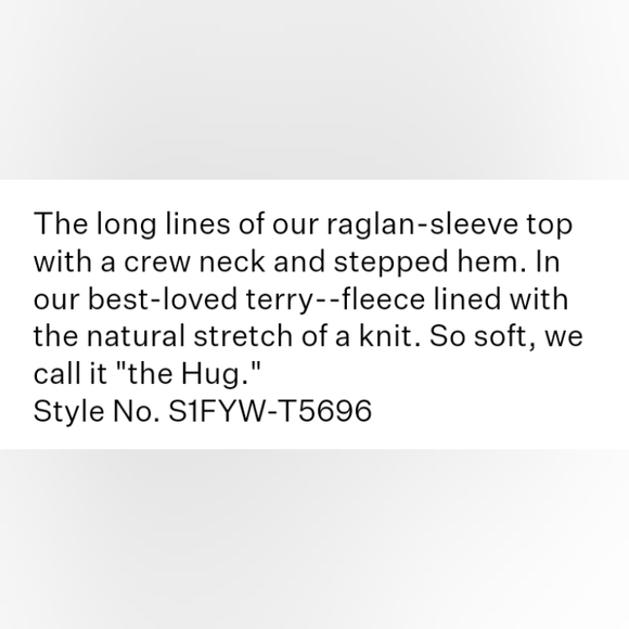 Eileen Fisher Cozy Brushed Terry Raglan-Sleeve Tunic size XS - Picture 11 of 11